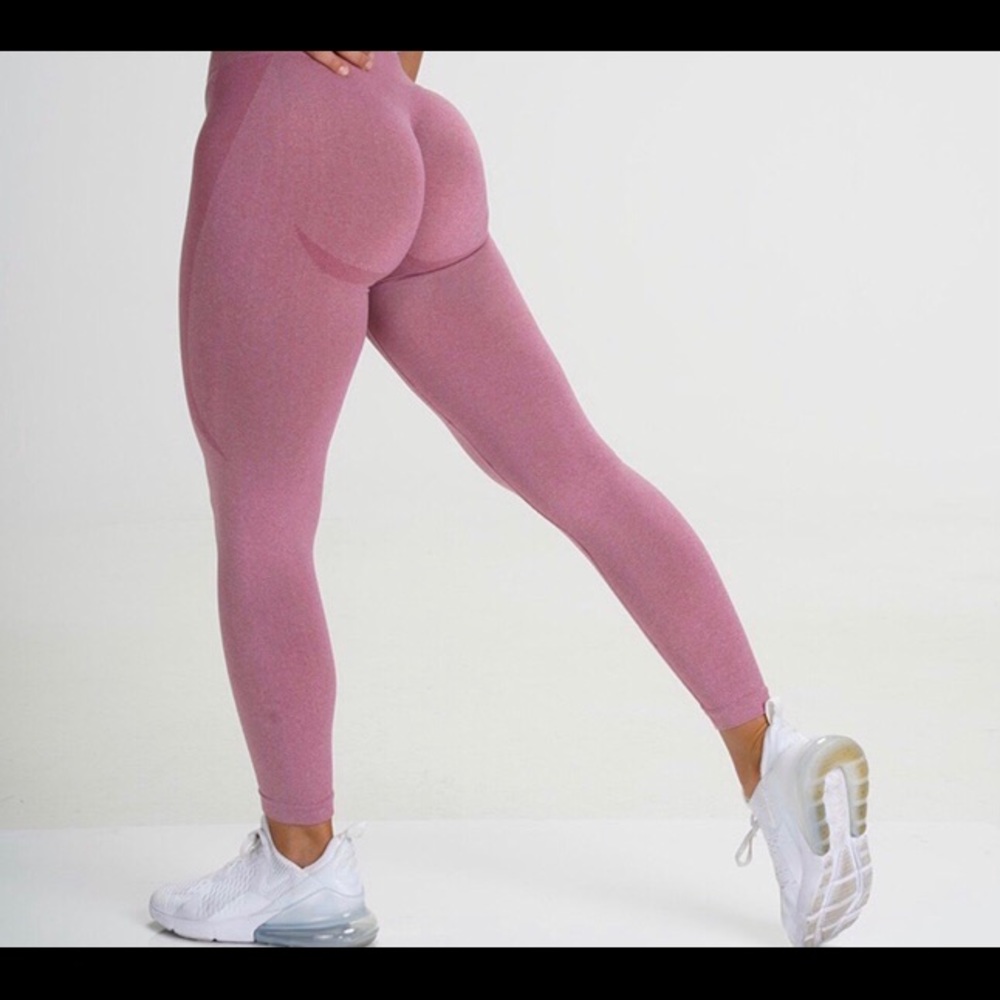 Pink seamless Contouring leggings